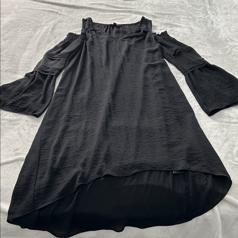 Simply Vera Vera Wang Black Asymmetrical Dress